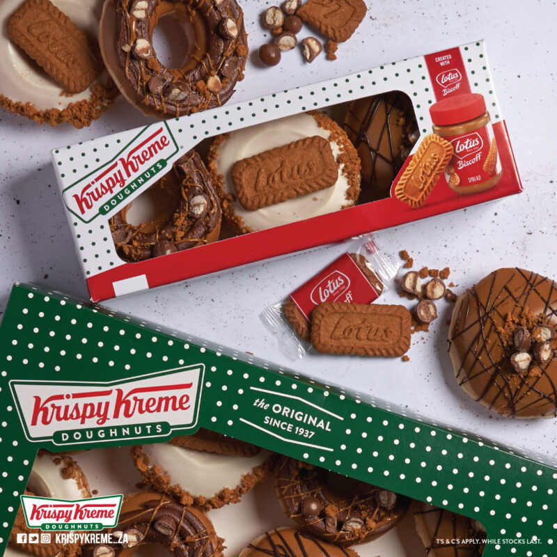 DELICIOUSNESS IN EVERY BITE: Krispy Kreme South Africa launches  LOTUS BISCOFF RANGE