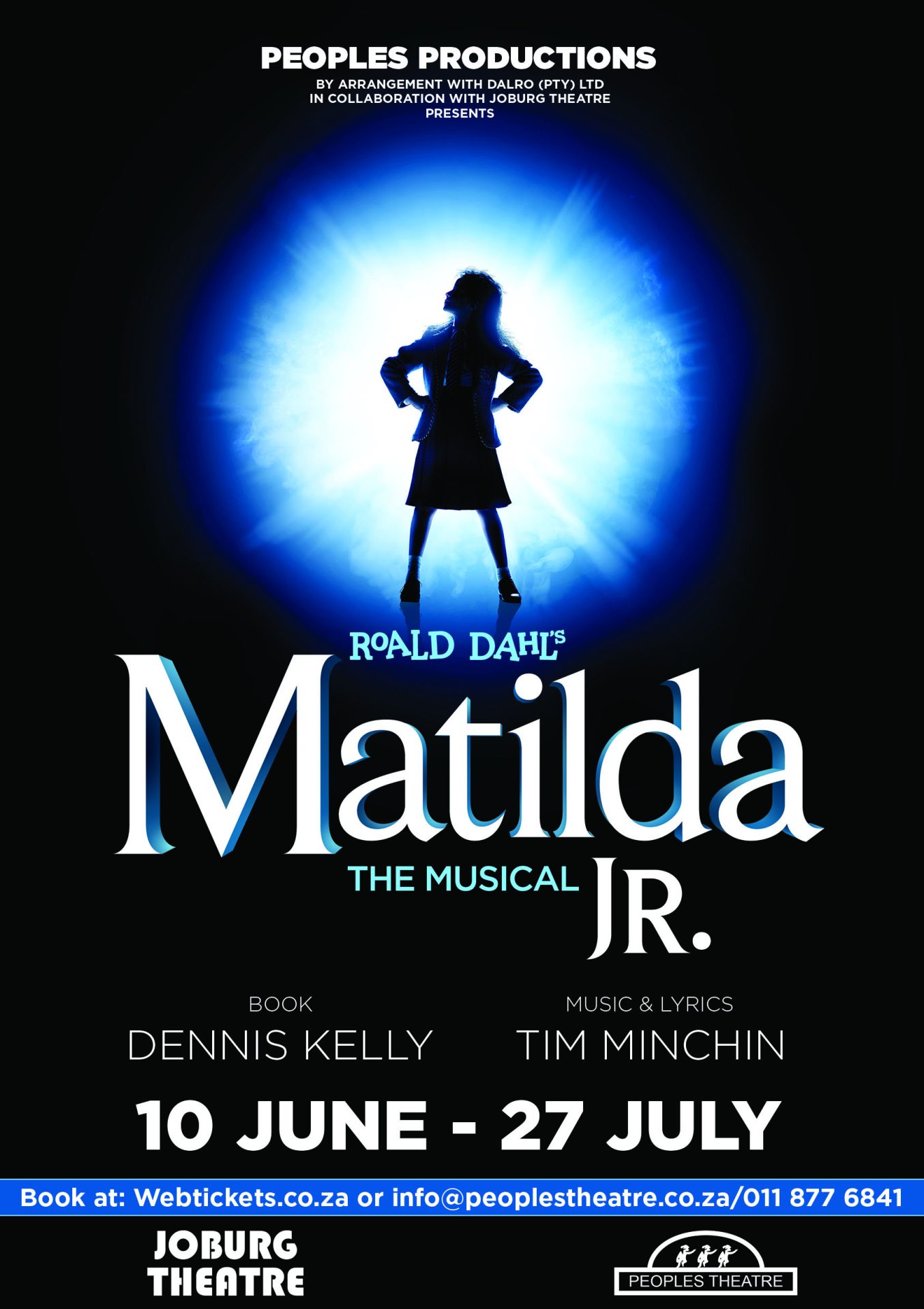 MATILDA THE MUSICAL Jr – Peoples Theatre is excited to stage this Roald Dahl favourite for the first time
